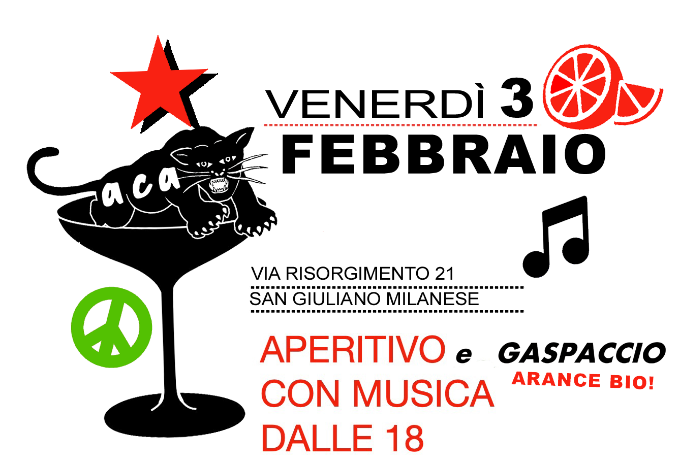 Venerdì 3 – dalle ore 18.00!