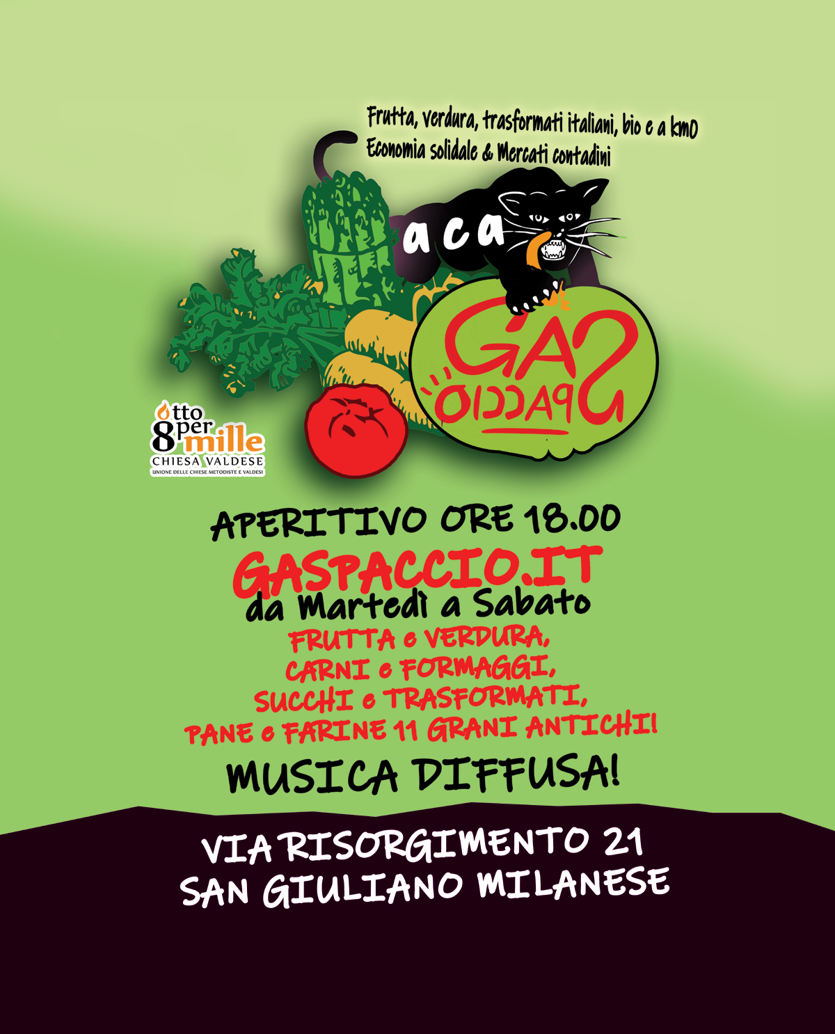 Aperitivo Ore 18.00 Gaspaccio.it!         Dal 12 al 15 Aprile!
